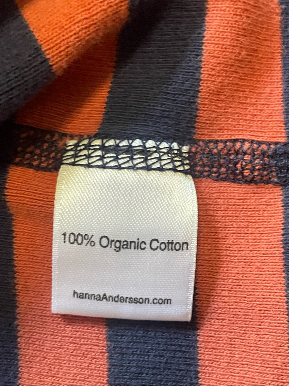 Hanna Andersson Bold Stripe Organic Cotton Zip Sleeper - Picture 11 of 11
